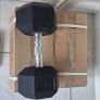 brand new 2x17.5kilo hex dumbbells Image 3
