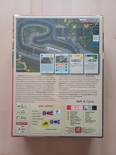 Grand Prix Formula One Racing Board Game GMT Games NEW SEALED