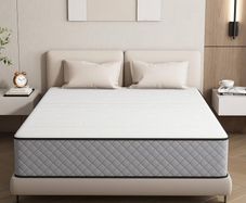 25CM Double Mattress The Innerspring Hybrid Memory Foam Bed in a Box for Ultimate Support and Pressure Relief Double Size Mattress 190x135x25CM