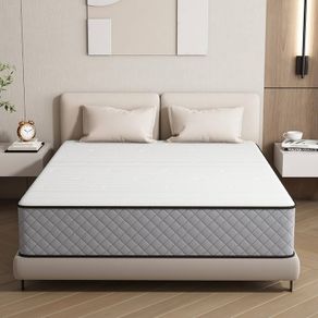 25CM Double Mattress The Innerspring Hybrid Memory Foam Bed in a Box for Ultimate Support and Pressure Relief Double Size Mattress 190x135x25CM