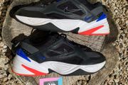 Premium Nike M2K Black White Racer Blue Red