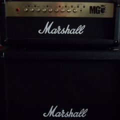 A Marshall Mg 100fxhead And 4x12 Cab