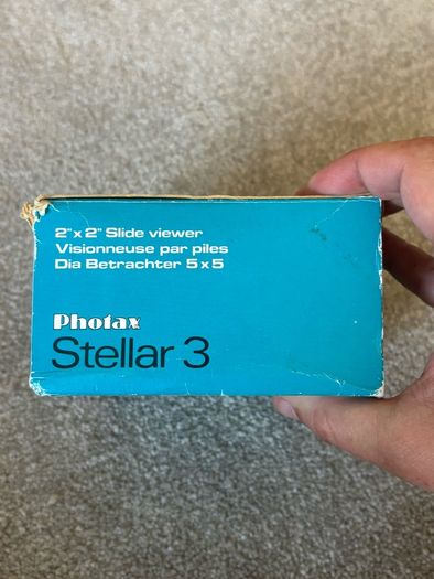 Brand New Vintage Photax Stellar 3 Slide Viewer