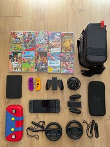 Nintendo Switch OLED Bundle, 12 Games, 4 Joy-Cons and Loads of Accessories | PRICE DROP