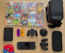 Nintendo Switch OLED Bundle, 12 Games, 4 Joy-Cons and Loads of Accessories