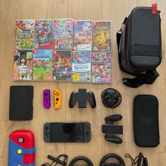 Nintendo Switch OLED Bundle, 12 Games, 4 Joy-Cons and Loads of Accessories