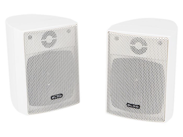 New 2x 50W Wall Mounted Speakers Indoor Pair Audio Stereo Loudspeakers #1185