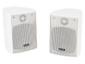 New 2x 50W Wall Mounted Speakers Indoor Pair Audio Stereo Loudspeakers #1185