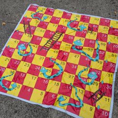 Giant Snakes & Ladders & Twisters Garden Game