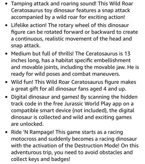 Mattel Jurassic World: The Chaos Theory Netflix - Wild Roar Ceratosaurus Dinosaur Figure with Continuous Snap Attack and Roar Sound