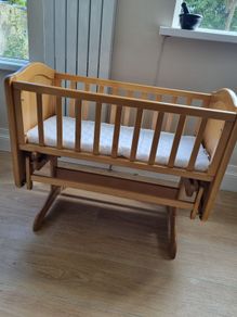 Wooden rocking Cot