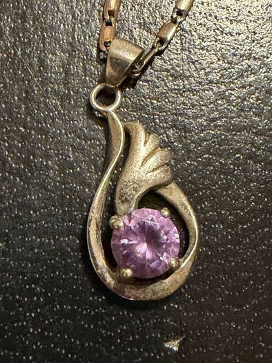 silver necklace