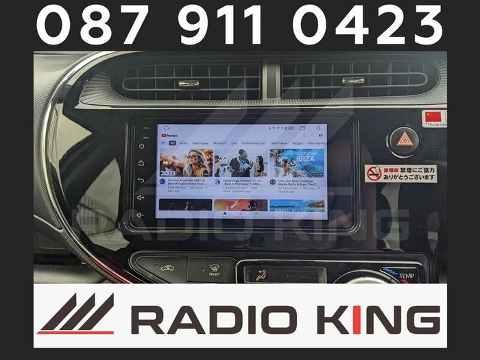 Premium Carplay Toyota Aqua Android Auto Stereo