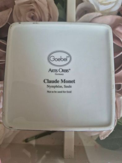 Claude Monet porcelain trinket jewellery box