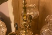 Large 3 arm chandelier light fitting
