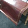 Real Leather Inlay with Gold Tooling Brown&Tan Lengths Image 2