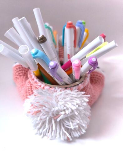 Handmade Crochet Bunny Basket Easter Gift Organizer No Contents
