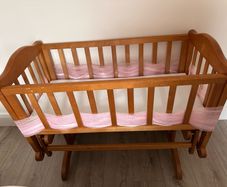 Baby Elegance Wooden Glider Crib