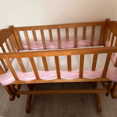 Baby Elegance Wooden Glider Crib