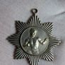 Antique Silver Boxing Medal 1928 Image 3