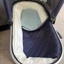 Uppababy vista basinet with rain cover fly cover had to storage and adapters for buggy to make it a double buggy Image 4