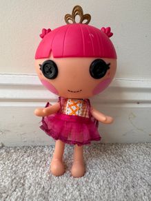 Lalaloopsy Littles Doll Twisty Tumblelina approx. 18 cm. Damaged Used Please see photos