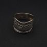 Wide Ethnic Artisan 925 Silver Ring Image 10