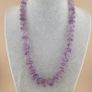 Beautiful Vintage Melon Shape Purple Ameythst Beads Necklace 22 inches Image 7