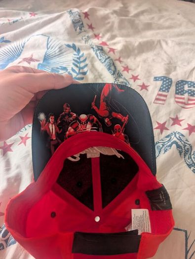 Marvel collaboration stadium jacket Limited Edition .And a cap