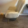 Jysk Teddy cream armchair Image 3