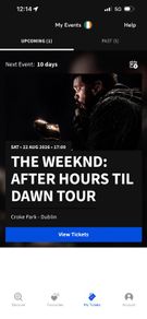 Weeknd concert tickets