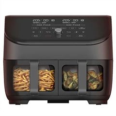 Vortex Plus Dual Drawer 8-in-1 Air Fryer with ClearCook