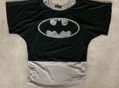 Ladies Bat Logo Top: M/L