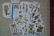 Incomplete pack Tarot cards, Tarot cards