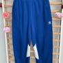 Size 12 retro style adidas bottoms royal blue & white Image 7