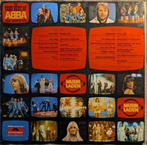 LP The Very Best of ABBA, Polydor 2xLP, Germany press, 1976.
