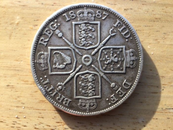 Coins - Victorian Double Florin. ( Reduced)