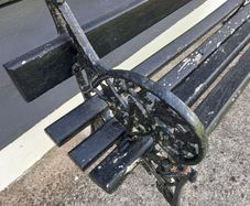 Cast Iron Bench