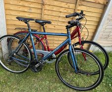 28" inch city bikes both all working