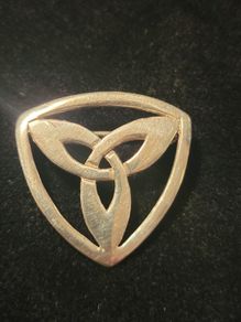 silver brooch