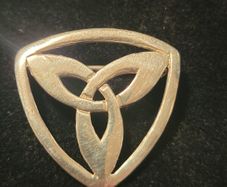 silver brooch