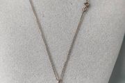 Vintage sterling silver cross pendant necklace