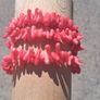 3 x Natural Blood Orange Coral Bracelets Image 3