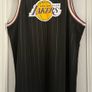 Primark NBA Women 12/14 M Tank Top Black Lakers Basketball Shiny Jersey Top Image 2