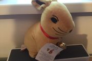 Lindt Bunny Plush with pouch for money or small  Easter Egg