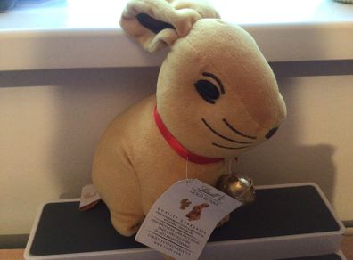 Lindt Bunny Plush with pouch for money or small  Easter Egg