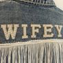 Wedding Bride Jacket "Wifey" Image 4