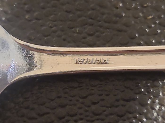 Vintage Mappin & Webb silver spoons in original box