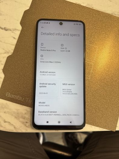 Redmi Note 9 pro