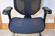 Enjoy Black Mesh Cantilever Chairs